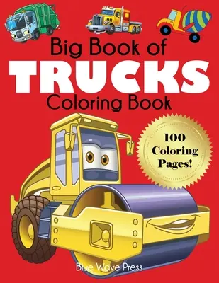 Carte mare de colorat cu camioane - Big Book of Trucks Coloring Book