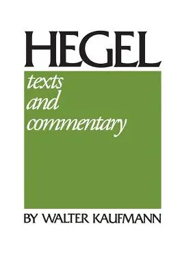 Hegel: Texte și comentarii - Hegel: Texts and Commentary