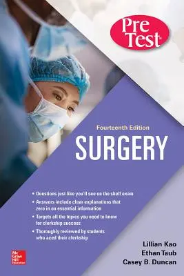 Pretest de chirurgie Autoevaluare și revizuire, ediția a paisprezecea - Surgery Pretest Self-Assessment and Review, Fourteenth Edition