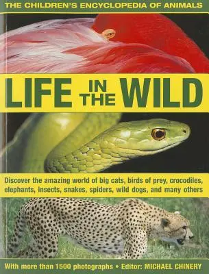 Enciclopedia animalelor pentru copii: Life in the Wild: Discover the Amazing World of Big Cats, Birds of Prey, Crocodiles, Elephants, Insects, Spide - The Children's Encyclopedia of Animals: Life in the Wild: Discover the Amazing World of Big Cats, Birds of Prey, Crocodiles, Elephants, Insects, Spide