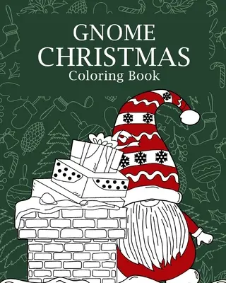 Gnome Crăciun carte de colorat - Gnome Christmas Coloring Book