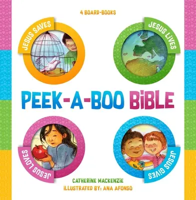 Biblia Peek-A-Boo: 4 cărți de tablă - Peek-A-Boo Bible: 4 Board-Books