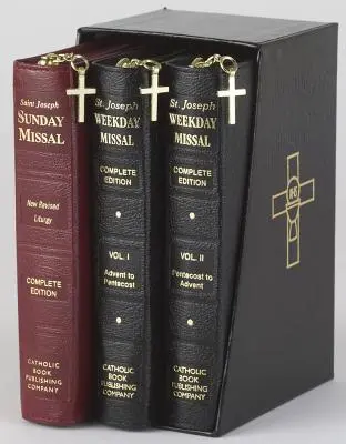 Missale zilnice și duminicale St. Joseph: Complete Gift Box Set de 3 volume - St. Joseph Daily and Sunday Missals: Complete Gift Box 3-Volume Set