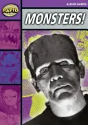 Citire rapidă: Monștri! (Etapa 1, Nivelul 1B) - Rapid Reading: Monsters! (Stage 1, Level 1B)