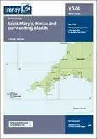 Imray Chart Y50 Laminated - Harta Laminată Y50 Saint Mary's, Tresco și Insulele Învecinate (Format mic) - Imray Chart Y50 Laminated - Laminated Y50 Saint Mary's, Tresco and Surrounding Islands (Small Format)
