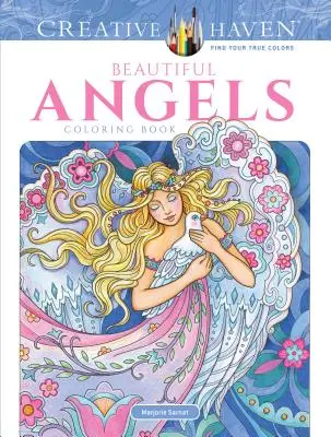 Carte de colorat Creative Haven Beautiful Angels - Creative Haven Beautiful Angels Coloring Book
