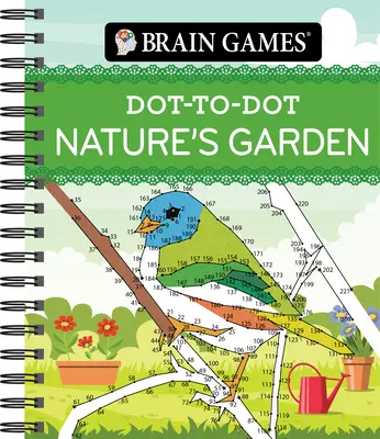 Jocuri cu creierul - Grădina naturii Dot-To-Dot - Brain Games - Dot-To-Dot Nature's Garden