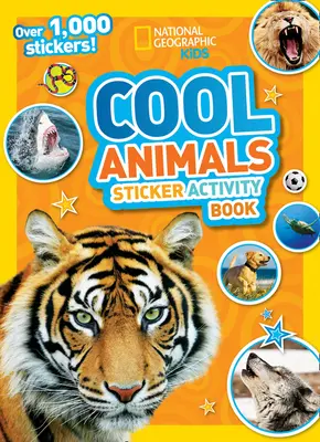 Cartea de activități cu abțibilduri cu animale tari - Peste 1.000 de abțibilduri! - Cool Animals Sticker Activity Book - Over 1,000 Stickers!