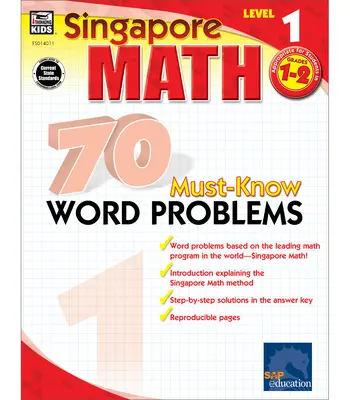 70 Must-Know Word Problems, Grades 1 - 2