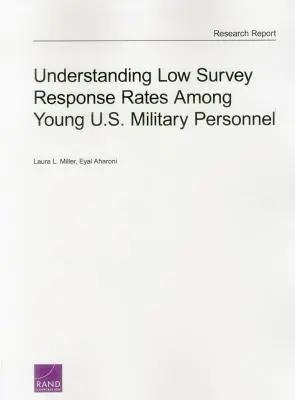 Înțelegerea ratelor scăzute de răspuns la sondaje în rândul tinerilor militari americani - Understanding Low Survey Response Rates Among Young U.S. Military Personnel