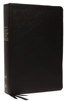 NKJV, Spirit-Filled Life Bible, ediția a treia, piele naturală, negru indexat, ediție cu litere roșii, tipărit confortabil: Echiparea pentru Împărăție prin puterea - NKJV, Spirit-Filled Life Bible, Third Edition, Genuine Leather, Black Indexed, Red Letter Edition, Comfort Print: Kingdom Equipping Through the Power