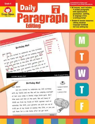 Editarea zilnică a paragrafelor Gradul 4 - Daily Paragraph Editing Grade 4