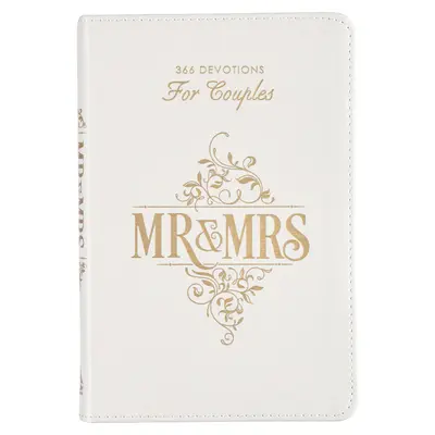 Cartea de cadouri Mr. & Mrs. White Faux Leather - Gift Book Mr. & Mrs. White Faux Leather