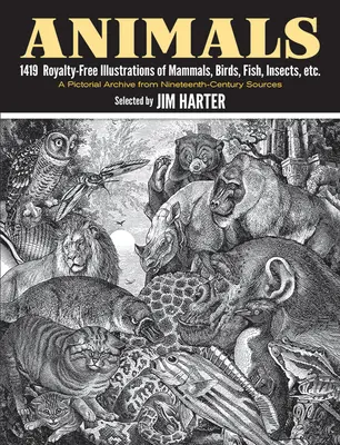 Animale: 1 419 ilustrații libere de drepturi de autor de mamifere, păsări, pești, insecte, etc - Animals: 1,419 Copyright-Free Illustrations of Mammals, Birds, Fish, Insects, Etc