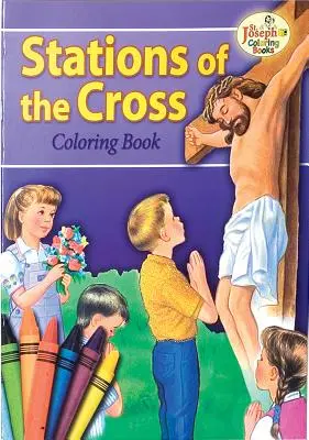 Carte de colorat despre Drumul Crucii (Coloring Book about the Stations of the Cross) - Coloring Book about the Stations of the Cross
