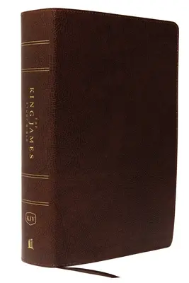 Biblia de studiu King James, piele naturală, maro, ediție full color - The King James Study Bible, Bonded Leather, Brown, Full-Color Edition