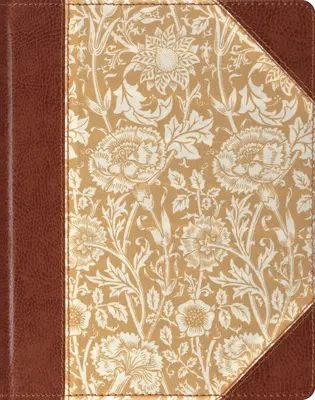 Biblie cu o singură coloană pentru jurnal-ESV-Antique Floral Design - Single Column Journaling Bible-ESV-Antique Floral Design