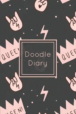 Doodle Diary: Prompts Writing & Blank Lined Drawing Pages, Cadou pentru fete, Notebook, Jurnal, Carte - Doodle Diary: Writing Prompts & Blank Lined Drawing Pages, Girls Gift, Notebook, Journal, Book