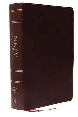 Biblia de studiu NKJV, din piele forțată, Burgundia, Full-Color, Comfort Print: Resursa completă pentru studierea Cuvântului lui Dumnezeu - NKJV Study Bible, Bonded Leather, Burgundy, Full-Color, Comfort Print: The Complete Resource for Studying God's Word