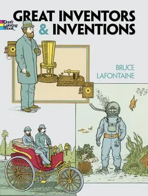 Carte de colorat cu mari inventatori și invenții - Great Inventors and Inventions Coloring Book
