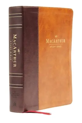 Nasb, Biblia de studiu MacArthur, ediția a 2-a, Leathersoft, Brown, Comfort Print: Dezlănțuirea adevărului lui Dumnezeu, verset cu verset - Nasb, MacArthur Study Bible, 2nd Edition, Leathersoft, Brown, Comfort Print: Unleashing God's Truth One Verse at a Time