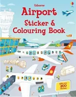 Cartea de autocolante și de colorat Aeroport - Airport Sticker and Colouring Book