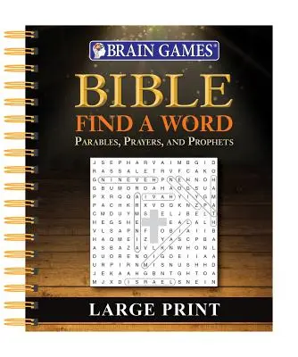 Brain Games - Biblia găsește un cuvânt - Tipar mare - Brain Games - Bible Find a Word - Large Print