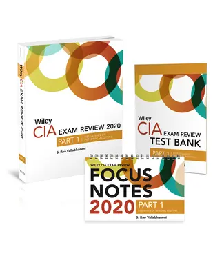 Wiley CIA Exam Review 2020 + Banca de teste + Focus Notes: Partea 1, Essentials of Internal Auditing Set - Wiley CIA Exam Review 2020 + Test Bank + Focus Notes: Part 1, Essentials of Internal Auditing Set
