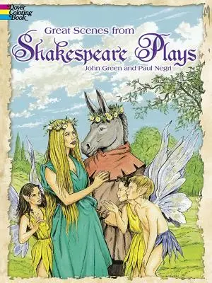 Cărți de colorat cu scene mari din piesele lui Shakespeare - Great Scenes from Shakespeare's Plays Coloring Book