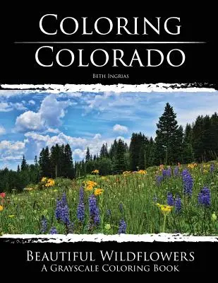 Colorado de colorat: Beautiful Wildflowers: O carte de colorat la scară de gri - Coloring Colorado: Beautiful Wildflowers: A Grayscale Coloring Book