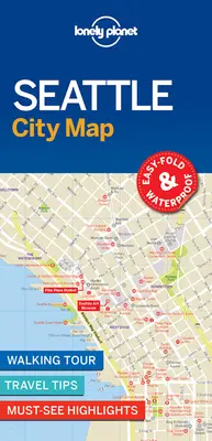 Hartă Lonely Planet a orașului Seattle 1 - Lonely Planet Seattle City Map 1