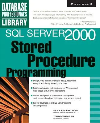 Programarea procedurilor stocate în SQL Server 2000 - SQL Server 2000 Stored Procedure Programming