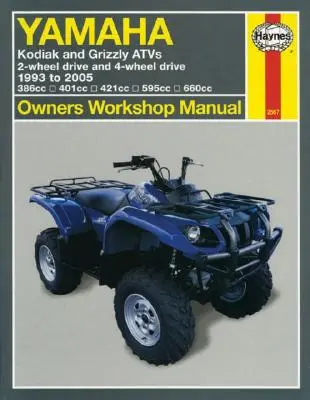 Yamaha Kodiak & Grizzly Atvs: Tracțiune pe 2 și 4 roți 1993 până în 2005 - Yamaha Kodiak & Grizzly Atvs: 2-Wheel Drive and 4-Wheel Drive 1993 to 2005