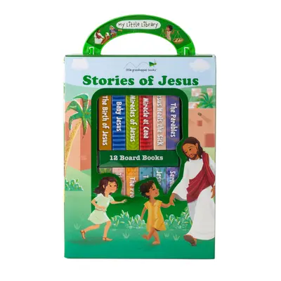 Biblioteca mea mică: Poveștile lui Iisus (12 cărți de carton) - My Little Library: Stories of Jesus (12 Board Books)
