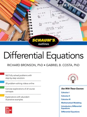 Schaum's Outline of Differential Equations, ediția a cincea - Schaum's Outline of Differential Equations, Fifth Edition