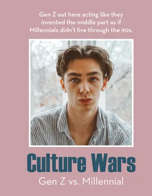Războiul culturilor:: Generația Z vs. Millennial - Culture Wars:: Gen Z vs. Millennial
