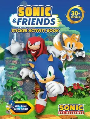 Sonic & Friends Carte de activități cu autocolante - Sonic & Friends Sticker Activity Book