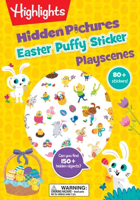 Imagini ascunse de Paște Puffy Sticker Playscenes - Easter Hidden Pictures Puffy Sticker Playscenes