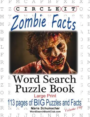 Circle It, Zombie Facts, Căutare de cuvinte, Carte puzzle - Circle It, Zombie Facts, Word Search, Puzzle Book