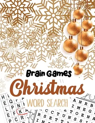 Brain Game Christmas Word Search: Word Search Puzzle book Christmas, Exercise Your Brain Activity Book, Cleverly Hidden Word Searches for Adults, Teen