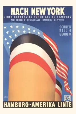 Vintage Journal Hamburg America Line, navă Funnel - Vintage Journal Hamburg America Line, Ship Funnel