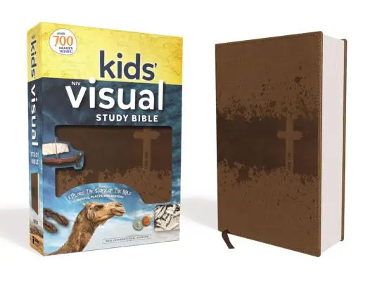 Niv, Kids' Visual Study Bible, Leathersoft, Bronz, Interior full color: Explorează povestea Bibliei - oameni, locuri și istorie - Niv, Kids' Visual Study Bible, Leathersoft, Bronze, Full Color Interior: Explore the Story of the Bible---People, Places, and History