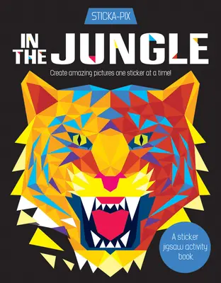 În junglă: Creează imagini uimitoare cu câte un abțibild pe rând! - In the Jungle: Create Amazing Pictures One Sticker at a Time!
