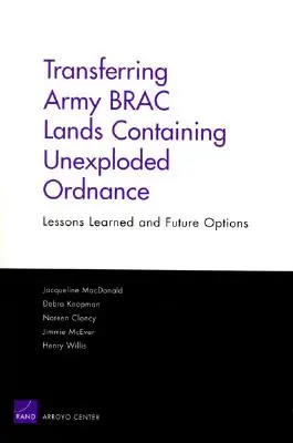 Transferul terenurilor BRAC ale armatei care conțin muniție neexplodată: Lecții învățate și opțiuni viitoare - Transferring Army BRAC Lands Containing Unexploded Ordnance: Lessons Learned and Future Options