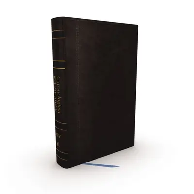 Niv, Biblie de studiu cronologic, Leatheroft, negru, Comfort Print: Sfânta Biblie, Noua versiune internațională - Niv, Chronological Study Bible, Leathersoft, Black, Comfort Print: Holy Bible, New International Version