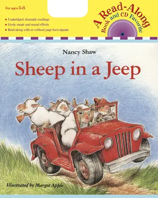 Oaie într-un jeep Carte & CD [Cu CD] - Sheep in a Jeep Book & CD [With CD]