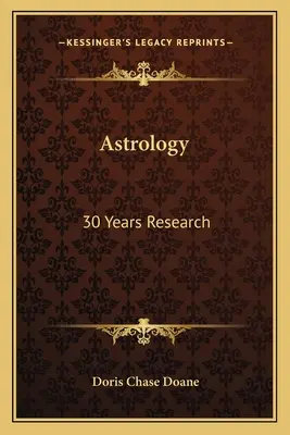 Astrologie: 30 de ani de cercetare - Astrology: 30 Years Research