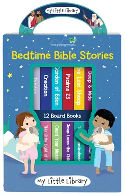 Biblioteca mea mică: Bedtime Bible Stories (12 cărți de carton) - My Little Library: Bedtime Bible Stories (12 Board Books)