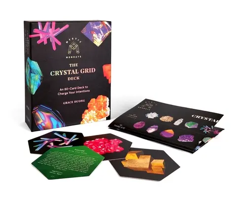 Luni mistice: Pachetul Crystal Grid: Un pachet de 80 de cărți pentru a-ți încărca intențiile - Mystic Mondays: The Crystal Grid Deck: An 80-Card Deck to Charge Your Intentions