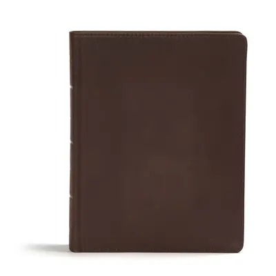 Biblia de studiu CSB, piele naturală maro: Literă roșie, Note de studiu și comentarii, Ilustrații, Marker cu panglică, Legătură cusută, Biblie ușor de citit Serif T - CSB Study Bible, Brown Genuine Leather: Red Letter, Study Notes and Commentary, Illustrations, Ribbon Marker, Sewn Binding, Easy-To-Read Bible Serif T